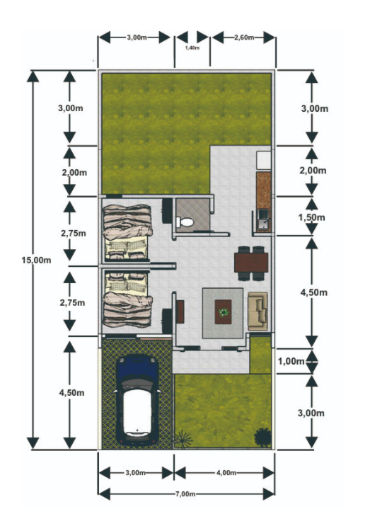 Layout Tipe 49
